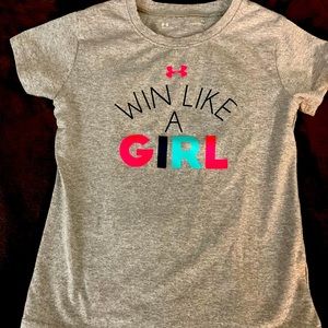 Little girls under armour t-shirt